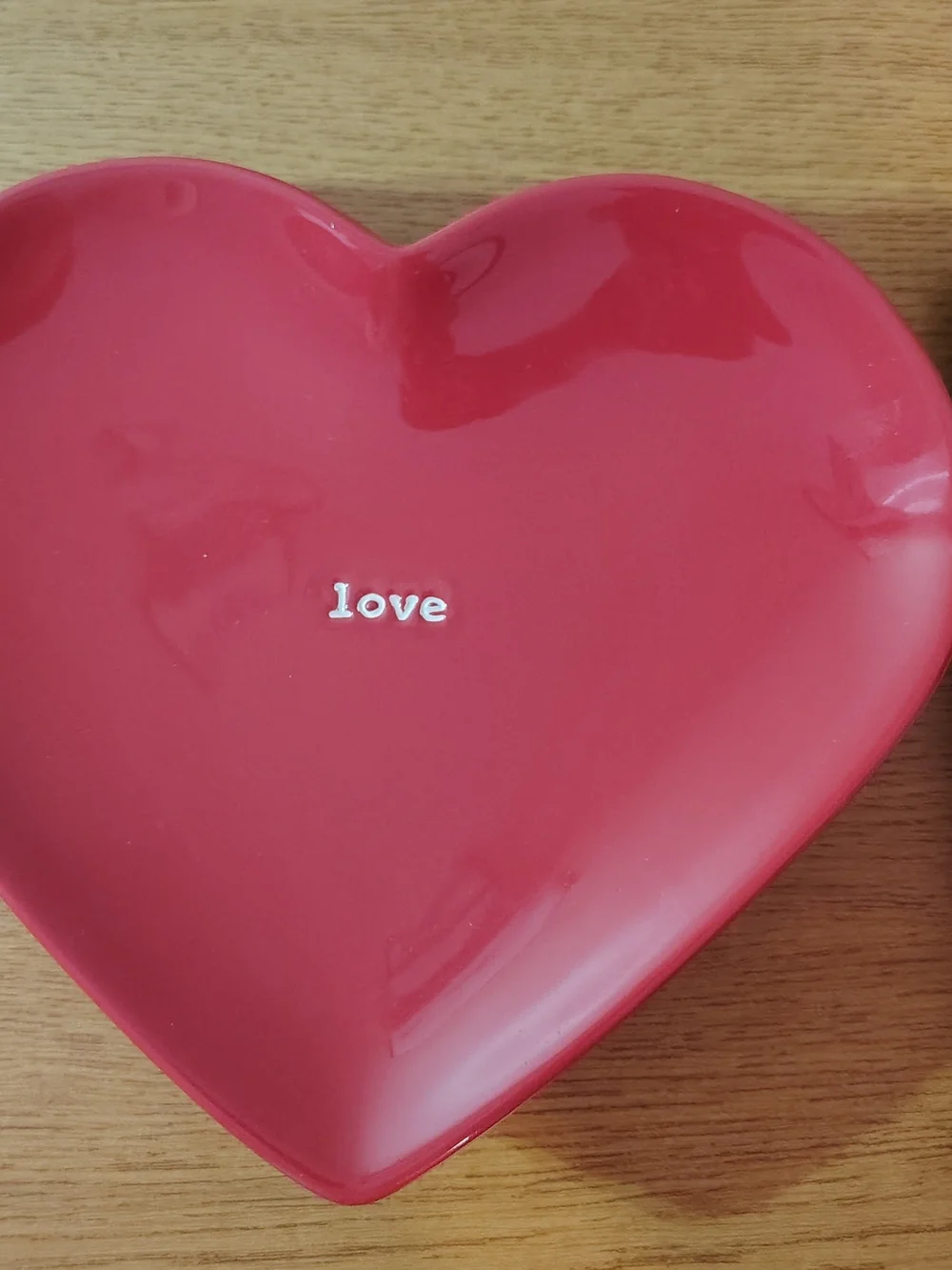 Pottery Barn heart shaped